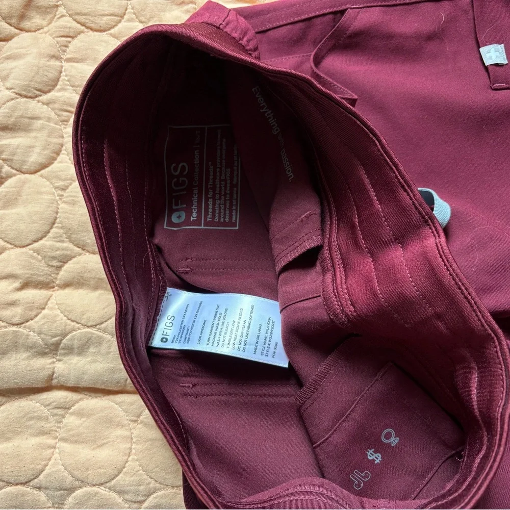 Figs High Waisted Yola Skinny Scrub Pants - Picture 8 of 12